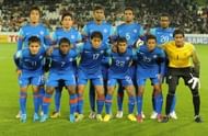 (Top L-R) India's midfielder Gouramangi